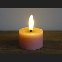 waxines theelicht rustiek Ø4CM LED ro Lyon s2 roze